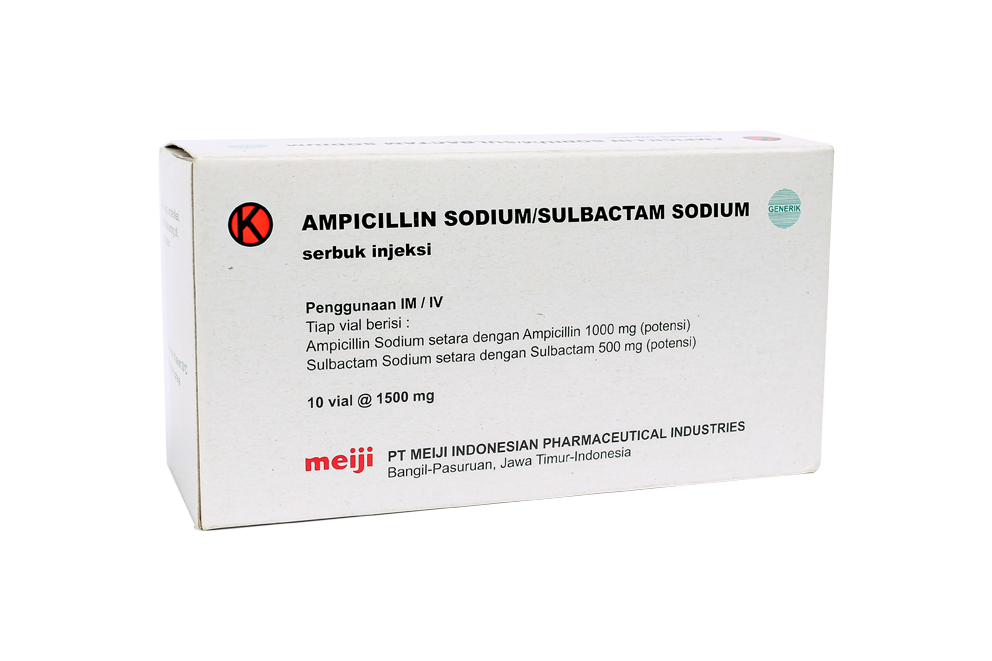 AMPICILLIN SODIUM/SULBACTAM SODIUM 1500 mg