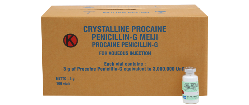 CRYSTALLINE PROCAINE PENICILLIN-G MEIJI®