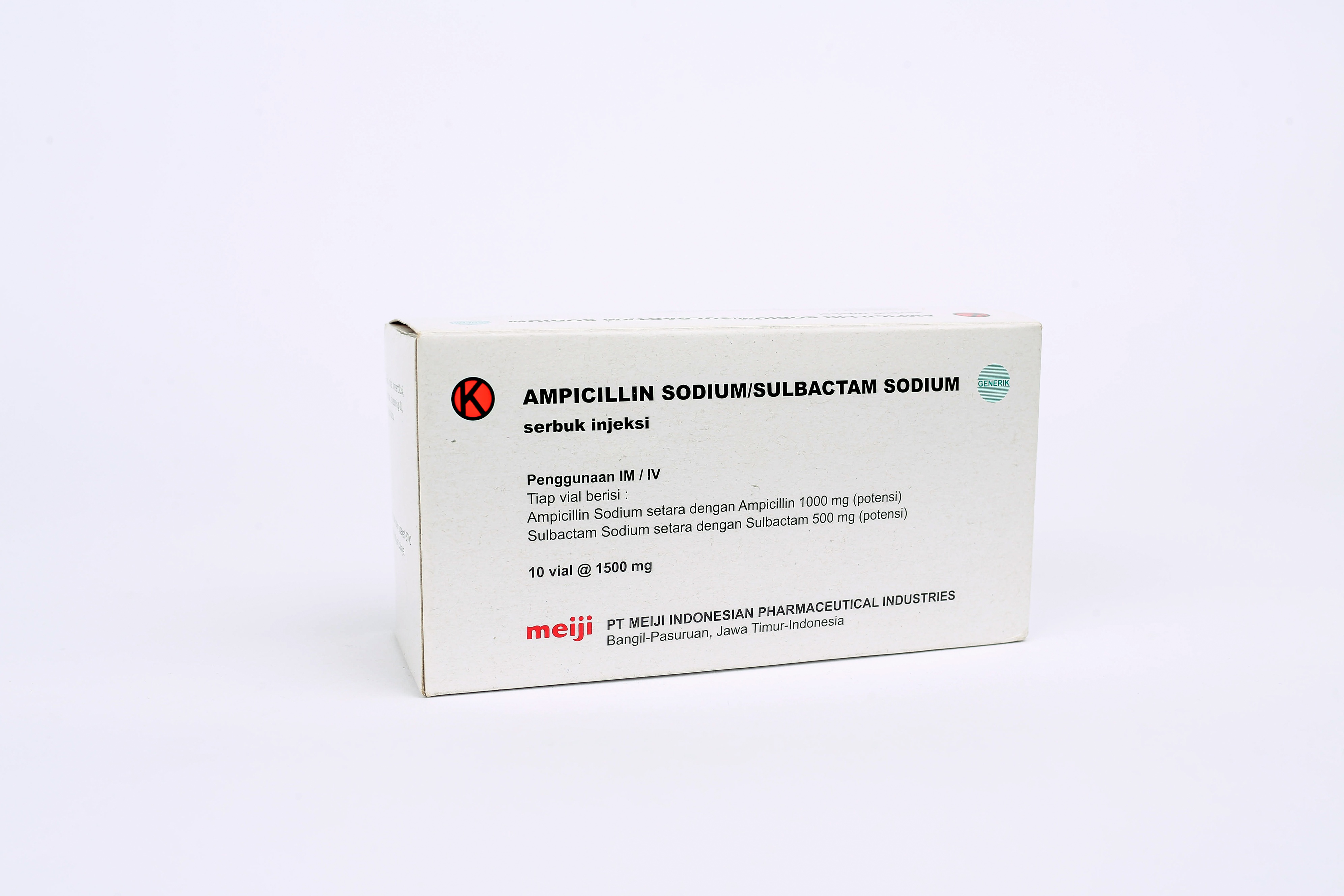 AMPICILLIN SODIUM/SULBACTAM SODIUM 1500 mg